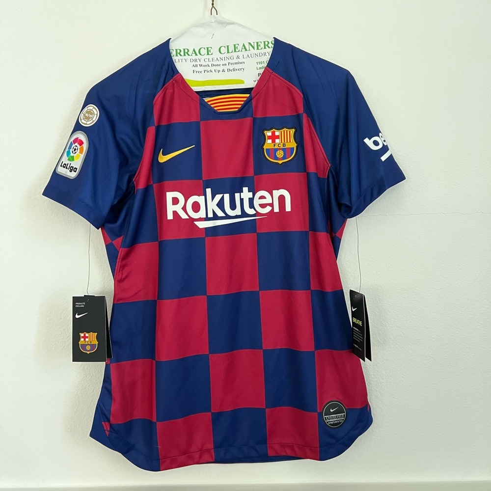 BRAND NEW NWT NIKE LIONEL MESSI FC BARCELONA WOMEN'S HOME JERSEY 2019/20 Size M